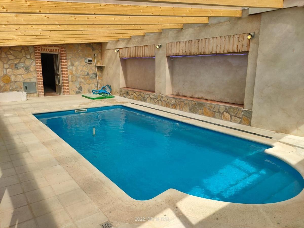Casa Rural Banos Del Rey Con Piscina Climatizada Vega de Santa María Eksteriør billede